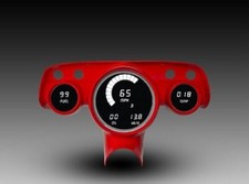 1957 Bel Air LED Direct Replacement Gauge Cluster, White LEDs, Made in USA