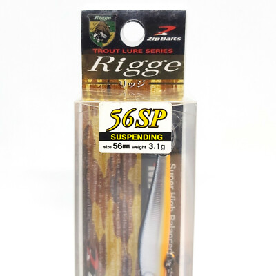 Leurre ZipBaits Rigge Deep 56SP - 5,6 Cm, 3,4 G, Pour Truite Et Perche Leurre ZipBaits Rigge Deep 56SP - 5,6 Cm, 3,4 G, Pour Truite Et Perche