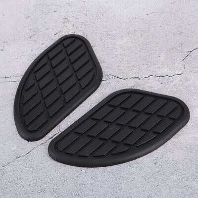 2 PCS Motorcycle Fuel Tank Traction Pad Protector Vintage Universal Knee Grip