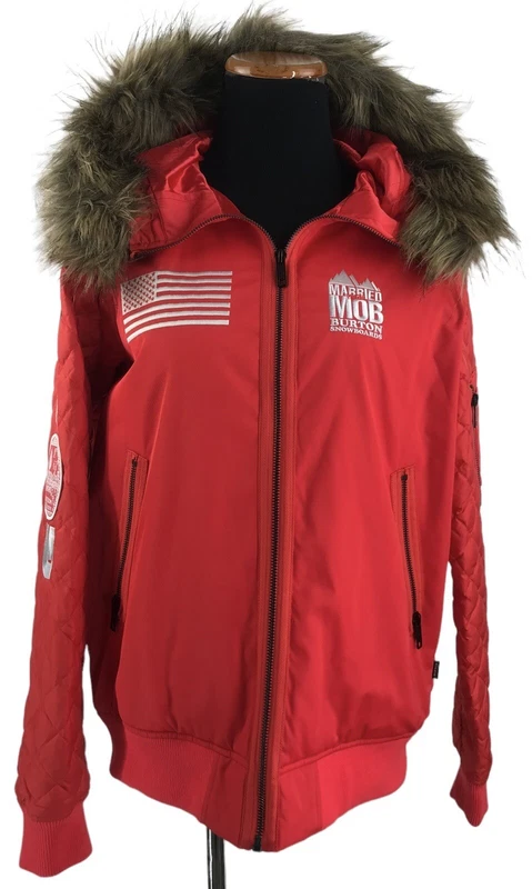 burton x snowboard married to the mob mttm ride die bomber jacket