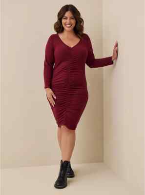 red embellished mini dress Katrina Mini Dress