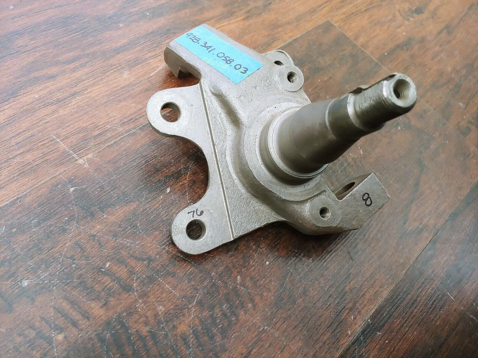 VERY NICE USED ORIGINAL GENUINE PORSCHE 928 RIGHT FRONT STEERING HUB SPINDLE #8 - Image 2 of 4