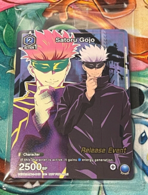 #ad Satoru Gojo Release Event Jujutsu Kaisen Union Arena Sealed $4.98