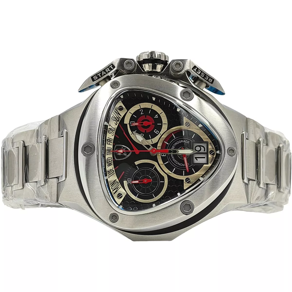 💲👀 TONINO LAMBORGHINI - SPYDER X SS CHRONO - STEEL - SWISS MADE