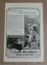 LOWE BROTHERS, TD SKIDMORE, DAVY JONES LOCKER 1924 Ad (JA25