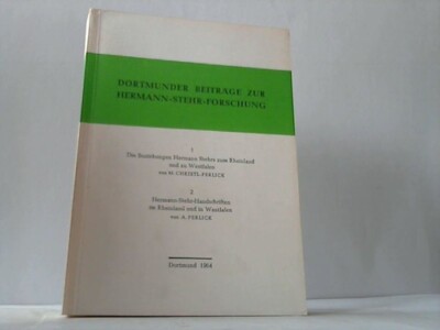 Westfalen - Christl-Perlick, M. / Perlick, A.: Dortmunder Beiträge zur ...