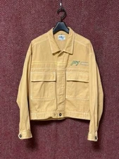 Benetton Formula 1  Denim Jacket Size 46 Japanese XL beige used