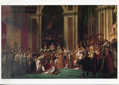 AK KUNST GEMÄLDE / ILLUSTRATOR / LOUIS DAVID / LE SACRE DE NAPOLEON 1
