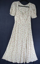 NEW, REFORMATION Lacey Smocked Sleeve Dress In Boheme Size 4 #MD724