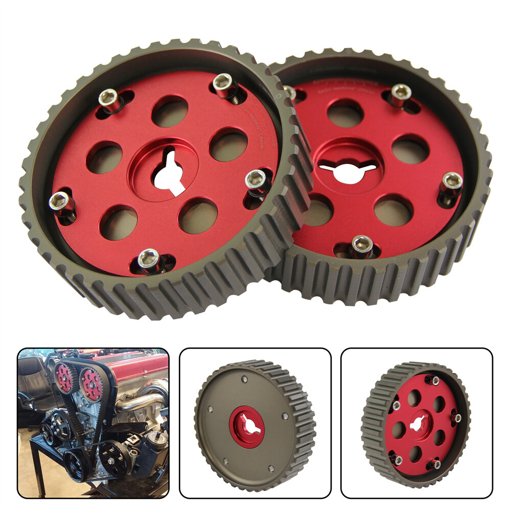 2PCS Racing Cam Gear Pulleys for Suzuki Swift GTI GTS G13B 1.3L DOHC