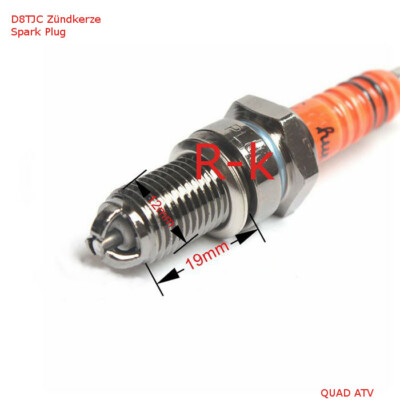 D8TJC Zündkerze für Shineray / Bashan / Eagle Lyda / Shenke / Loncin Quad/ATV