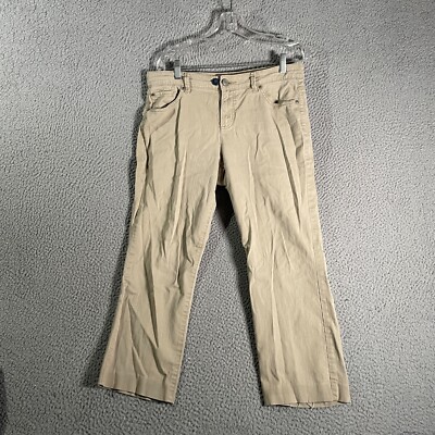 Bandolino Jeans Womens 8 Beige Pants Samanta Straight Stretch Casual Pant 34x25