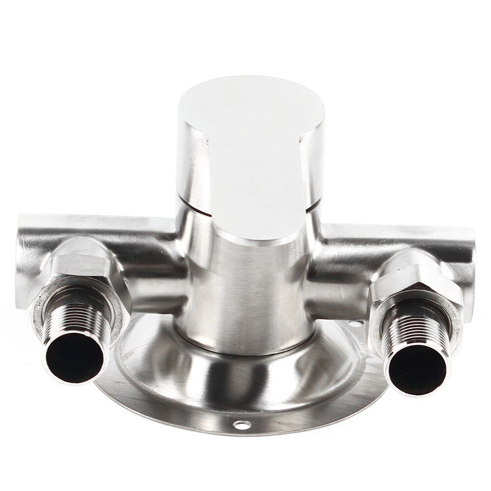 Wall Mount Shower Faucet Control Valve Bath Mixer Bathroom Water Tap