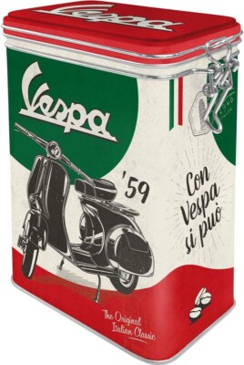 Nostalgic-Art Contenitore da caffè Vespa Con Coperchio 31117