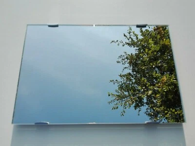 Wandspiegel rahmenlos Hängespiegel Kristall Spiegel mit Spiegelklammern