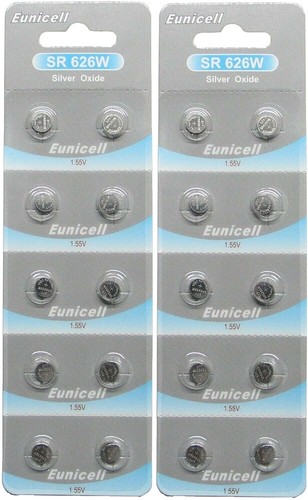 Batteria Per Orologio Duracell 377/SR626SW - Ossido D'Argento 1.55V, 2 Pezzi - Foto 2