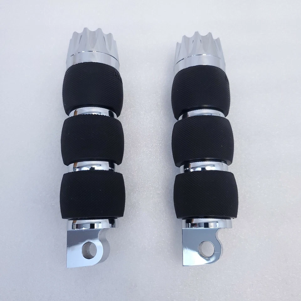 Componentes RC Excalibur estriberas de montaje macho acolchadas por aire FP-AIR-90-CH-EX Foto 3 de 4