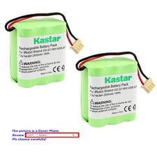 Kastar Ni-MH Battery 7.2V 2500mAh for iRobot Automatic Floor Cleaner 4000