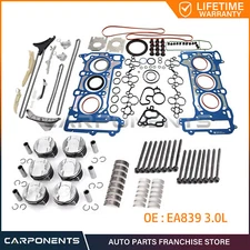 Engine Rebuild Overhaul Pistons Kit For Porsche Audi A6 S4 S5 B9 EA839 3.0 TFSI