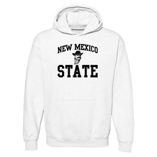 New Mexico State Aggies Arch Logo Hoodie - White