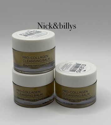 NEW 3X Elemis Pro-Collagen Cleansing Balm Travel MINIS 10g/0.3oz Each AUTHENTIC