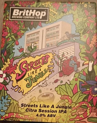 Brithop Brewing Co-Streets like a jungle Pumpclip