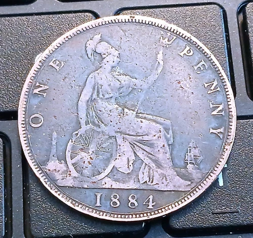 1884 Victoria Penny — photo from the most recent tracked eBay sale