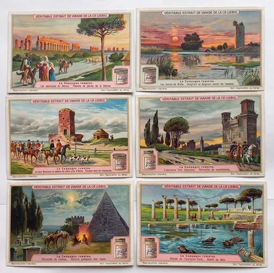 komplette Liebig Serie A 1148 / S 1136 "Berühmte Stätten der römischen Campagna" - Bild 1 von 2