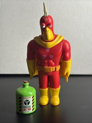 PLAYMATES INTERACTIVE THE SIMPSONS RADIOACTIVE MAN ACTION FIGURE WOS LUNAR BASE