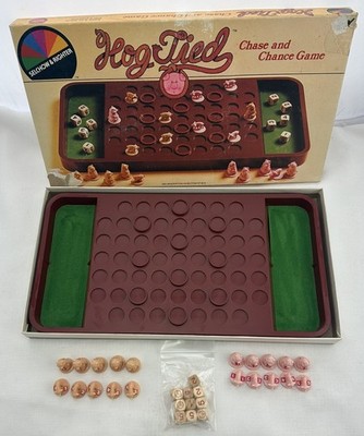 1981 Hog Tied Game by Selchow & Righter Complete in Good Condition FREE SHIPPING