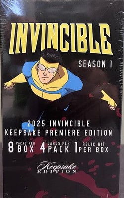 2025 Invincible Keepsake Premiere Edition Blaster Box Factory Sealed 1 Relic/Box