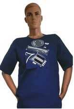 African Men's Shirt Patches Kente With Embroidery  shirt Chest 40 in 