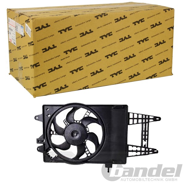 TYC LÜFter KÜHler 315Mm 120W Passend FüR Fiat Idea Punto Lancia Musa Ypsilon-image