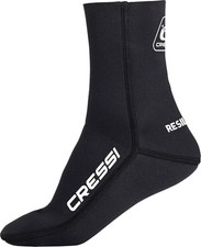 CRESSI Calzari in Neoprene TG M Nero Bifoderato 3mm Socks Resilient 3mm
