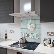 Premier Range Glass Splashbacks Home Is Where The Heart Is Glass and Accessories