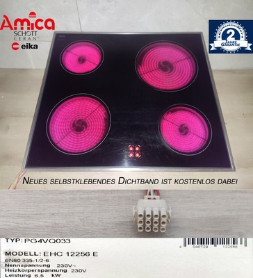 Amica PG4VQ033 Kochfeld mit Schott Ceran  Glaskeramik & 2 Jahren Garantie