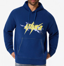 Ethika Bolt Camo Navy Blue Mens Hoodie Size Small