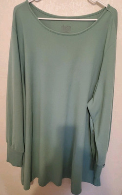 NEW Denim & Co. Womens Essentials Reg. Jersey Swing Tunic Size 4X (30W-32W)