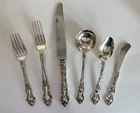 Meadow Rose by Wallace, Sterling Silver Flatware - Service Set for 8, 48 pieces