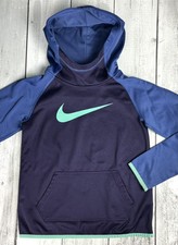 Nike Dri-Fit Kids Hoodie Pullover Purple Size M 0200