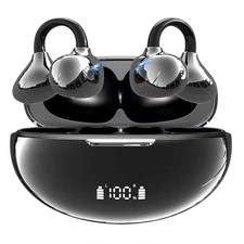 Wireless Clip On Earbuds Bluetooth 5.3 Open Ear Headphones For Android  iPhone