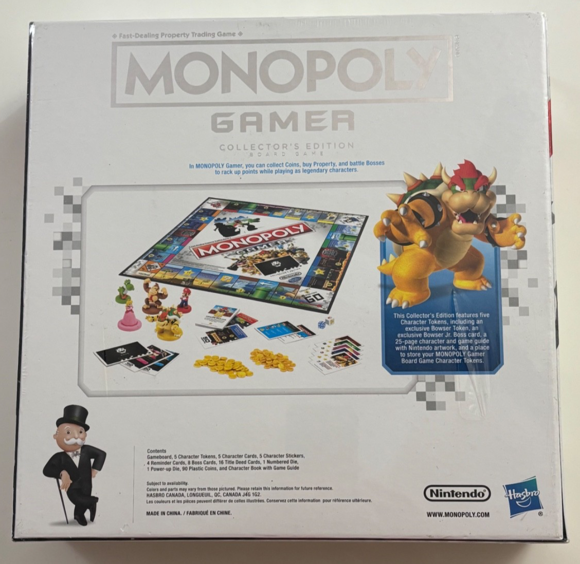 Monopoly Gamer Collector's Edition Mario Game Nintendo Complete