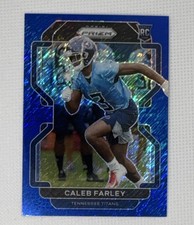 Caleb Farley 2021 Panini Prizm Rookie Blue Prizm 22/25 #375 Titans