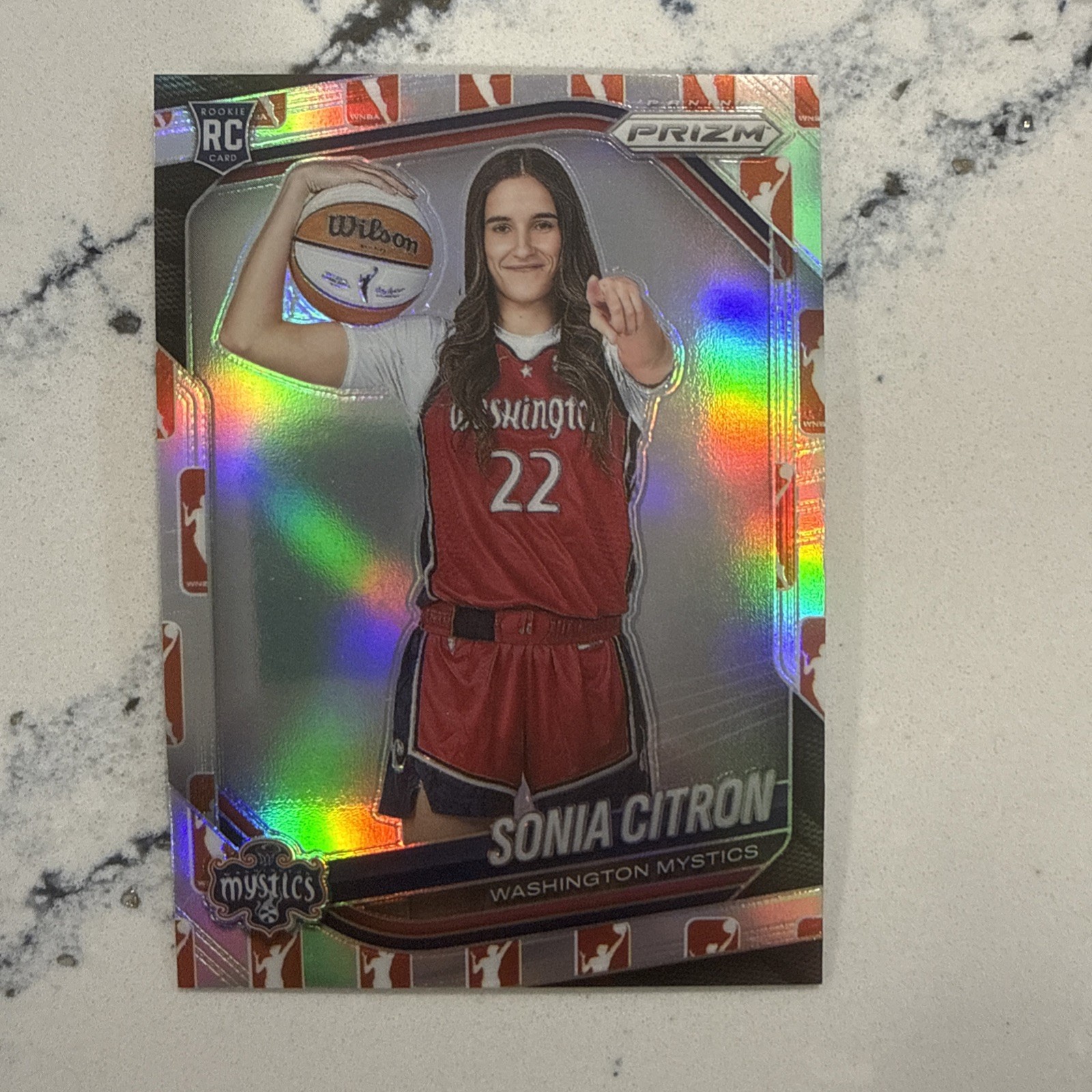 2025 Panini Prizm WNBA - Rookie Variation Sonia Citron #148 WNBA Logo Prizm (RC) view 1