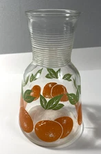 Vintage Hazel Atlas Orange Juice Carafe 32 oz