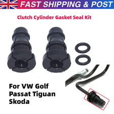 2pcs Clutch Slave Cylinder Pipe Joint Connector For VW Golf Passat Tiguan Skoda