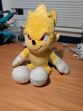 Sonic The Hedgehog 2 Movie Build A Bear Super Sonic Yellow Plush 17" BAB