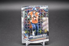 2025 Panini Prizm - Devaughn Vele #54 Lazer Prizm Broncos Saints