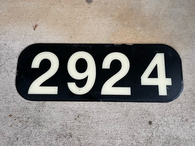 #ad BNSF GP39E #2924 Locomotive Number Board Signs amp; Plaques $59.99