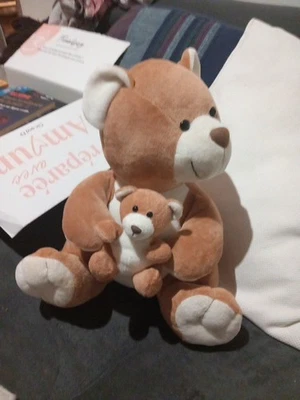 Lot De Deux Ours Anciens En Peluche – Vieux Oursons à Collectionner